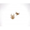 ARAIGNEE ET LIBELLULE STEAMPUNK EN BOIS