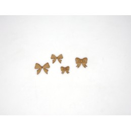 NOEUDS EN BOIS 2 MODELES 2 TAILLES 4 PIECES