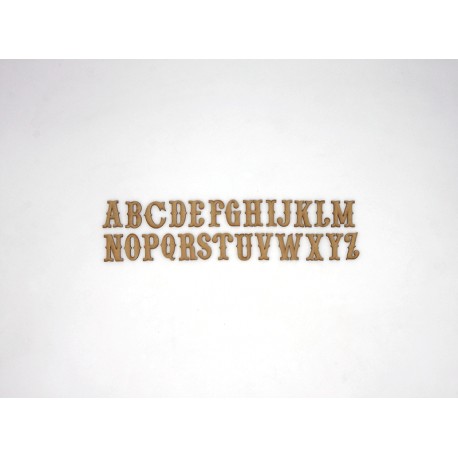 ALPHABET POLICE COW BOY LETTRE C EN BOIS