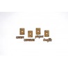 CARTES DE JEUX ET MOTS 8 PIECES EN BOIS