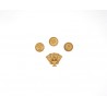 CARTES DE JEUX ET JETONS 4 PIECES EN BOIS