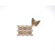 GRILLE ENGRENAGES ET PAPILLON EN BOIS