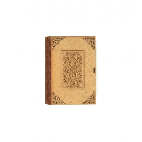 BOITE LIVRE EN BOIS GRAND MODELE 20.5 CM X 26.5 CM