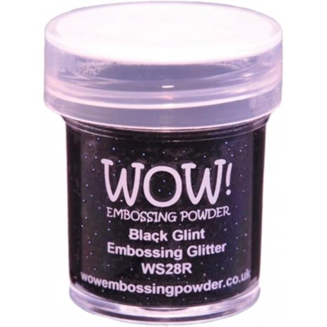 POUDRE A EMBOSSER PAILLETEE WOW BLACK GLINT