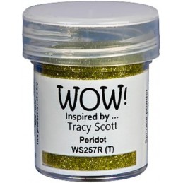 POUDRE A EMBOSSER PAILLETEE WOW PÉRIDOT