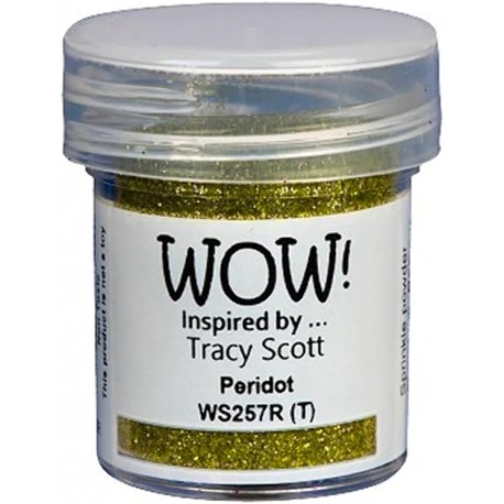 POUDRE A EMBOSSER PAILLETEE WOW PÉRIDOT