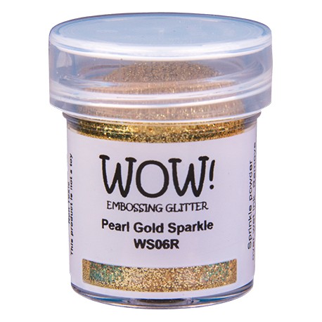 WOW POUDRE A EMBOSSER PAILLETEE PEARL GOLD