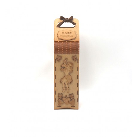 PORTE BOUTEILLE EN BOIS CUVEE DES TROPIQUES