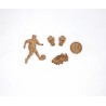 FOOTBALLEUR SET 5 PIECES EN BOIS