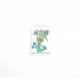 FLEURS SECHEES MINIS COLORIS BLEU PLANCHE 6 CM X 7.5 CM