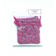 SACHETS ORGANZA 5 PIECES COLORIS FUSHIA ARGENT