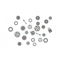 ENGRENAGES 2 TONS TAILLES VARIEES 26 PIECES