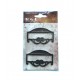 PORTE ETIQUETTE EN METAL TOGA 2 PIECES
