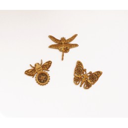 PAPILLON ABEILLE LIBELLULE EN BOIS