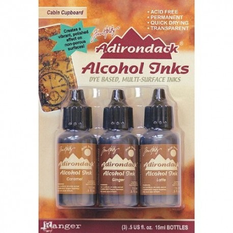 Adirondack Tim Holtz Encre Alcool . Cabin Cupboard