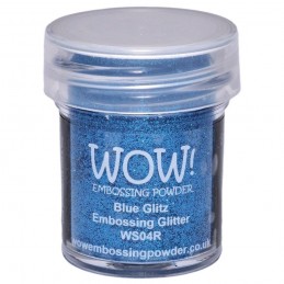 WOW POWDER BLUE GLITZ POUDRE A EMBOSSER PAILLETEE