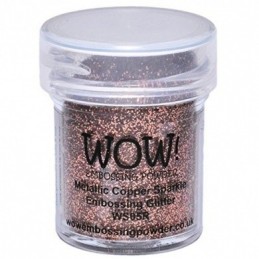 WOW POWDER COPPER SPARKLE POUDRE A EMBOSSER PAILLETEE