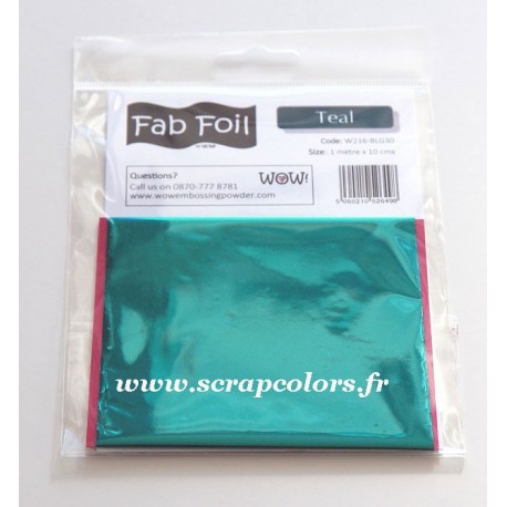 WOW FAB FOIL TEAL