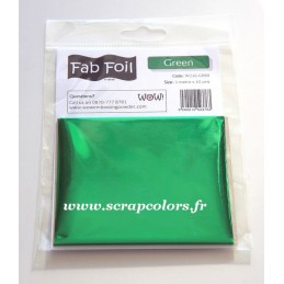 WOW FAB FOIL GREEN