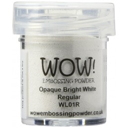 WOW EMBOSSING POWDER OPAQUE WHITE POUDRE A EMBOSSER BLANC