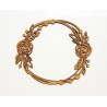  CADRE ROND EN BOIS ROSES PETIT MODELE