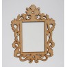 CADRE VOLUTES RECTANGLE EN BOIS GRAND MODELE 19.5 CM X 26 CM