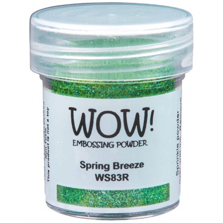 WOW POWDER SPRING BREEZE. POUDRE A EMBOSSER PAILLETEE