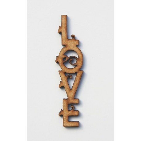 EMBELLISSEMENT EN BOIS MOT LOVE