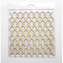 PLAQUE EN CARTON GRILLE FIL DE FER