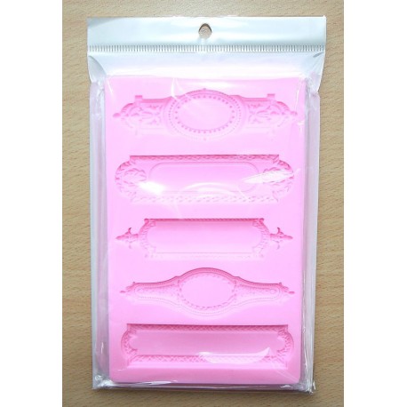 MOULE SILICONE 5 ETIQUETTES