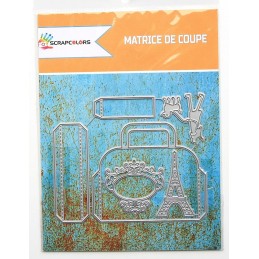 MATRICES DE COUPE SAC TOUR EIFFEL 6 PIECES