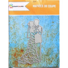 MATRICE DE COUPE COUPLE DE MARIES GRAND MODELE