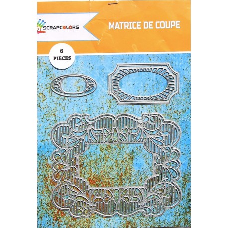 MATRICES DE COUPE CADRES VARIES 6 PIECES