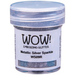 WOW POWDER METALLIC SILVER POUDRE A EMBOSSER PAILLETEE