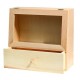 BOITE VITRINE EN BOIS 27 CM X 28 CM X 11 CM